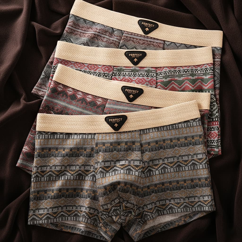 James | Men's Retro-Style Boxer Briefs