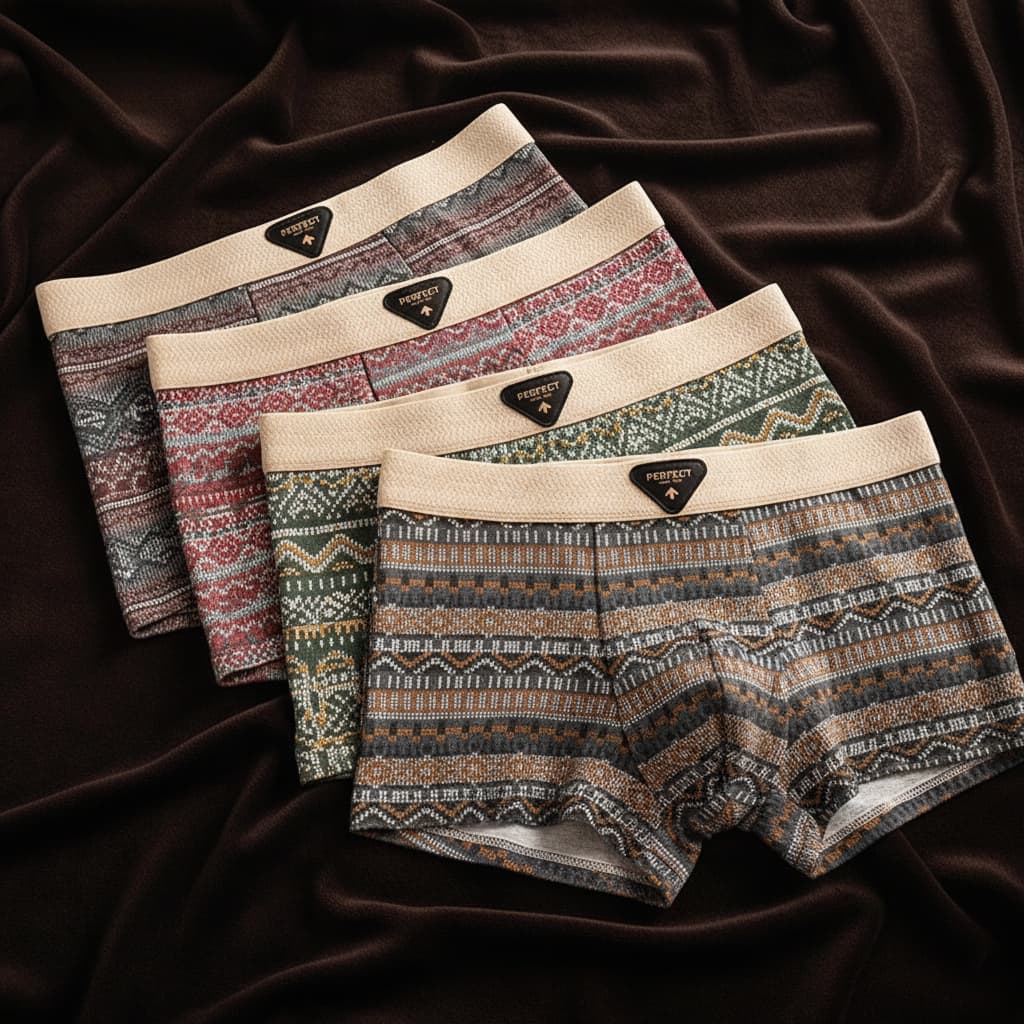 James | Men's Retro-Style Boxer Briefs