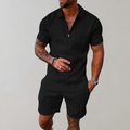 Men's Knit Polo and Shorts Set | Smart Summer Co-Ord