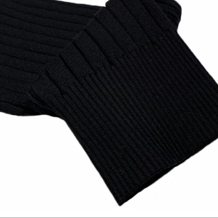 Men's Knit Polo Sweater | Lapel Collar & Ribbing