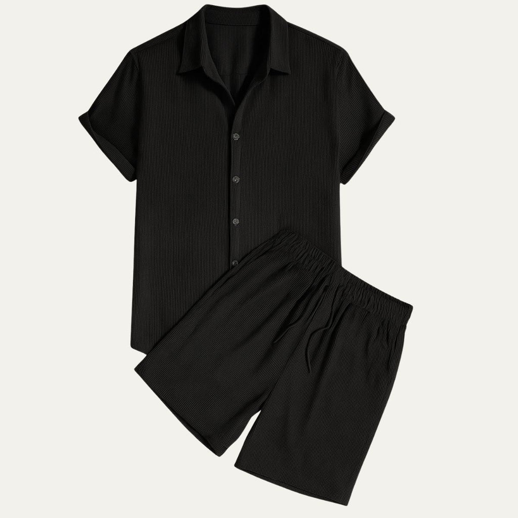Men's Linen Shirt and Shorts Set | Easy Summer Co-Ord