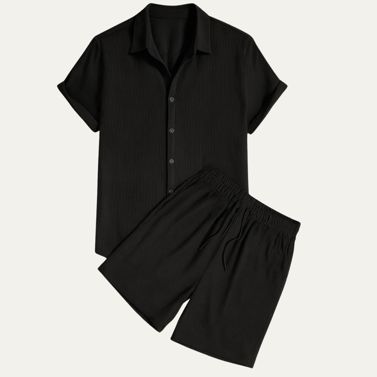 Men's Linen Shirt and Shorts Set | Easy Summer Co-Ord