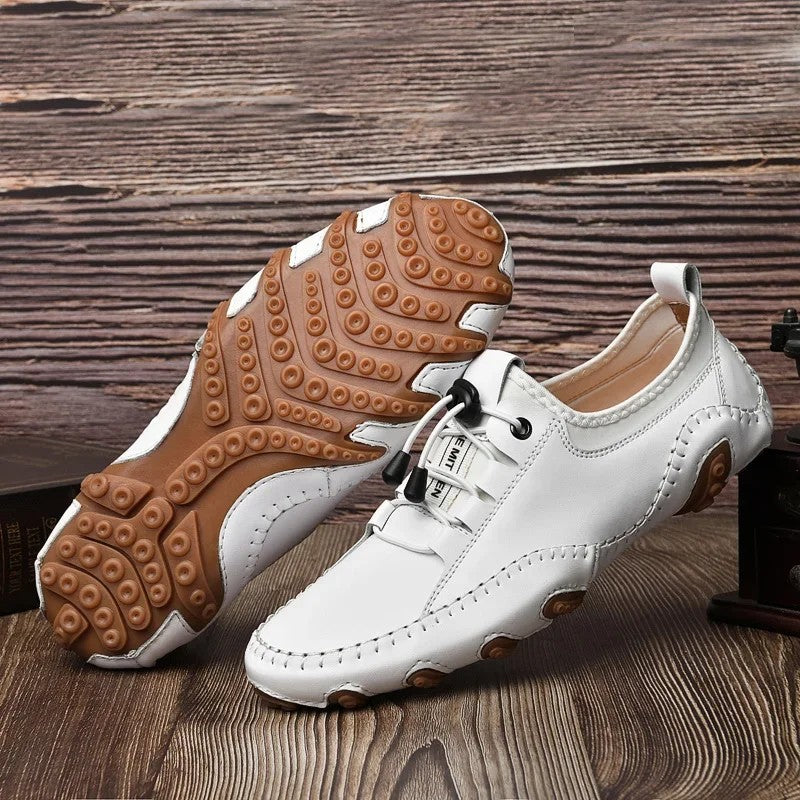 Marco | Men's Casual Lace-Up Leather Skate Shoes