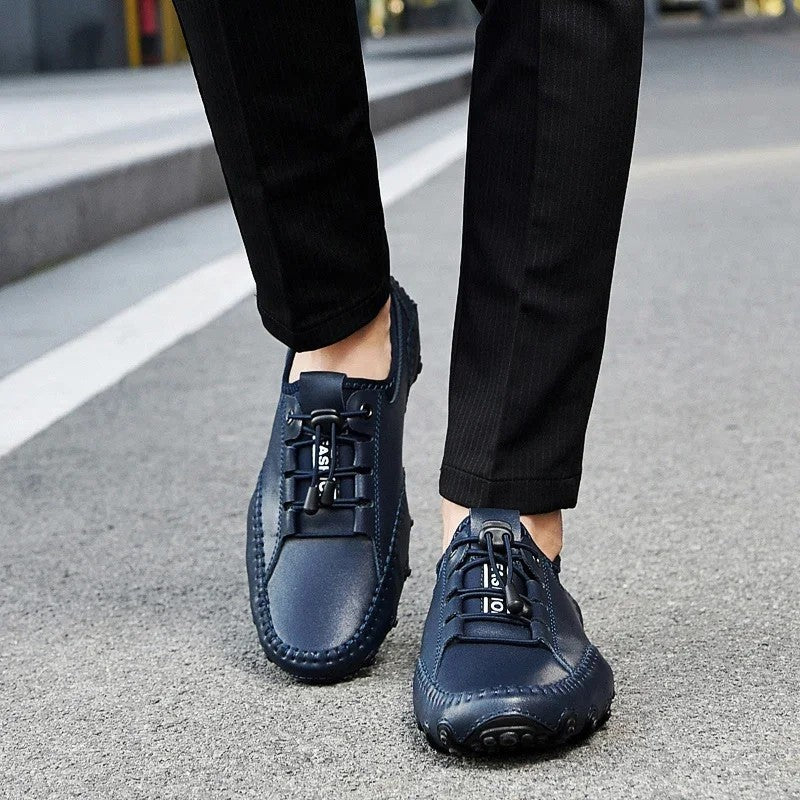 Marco | Men's Casual Lace-Up Leather Skate Shoes