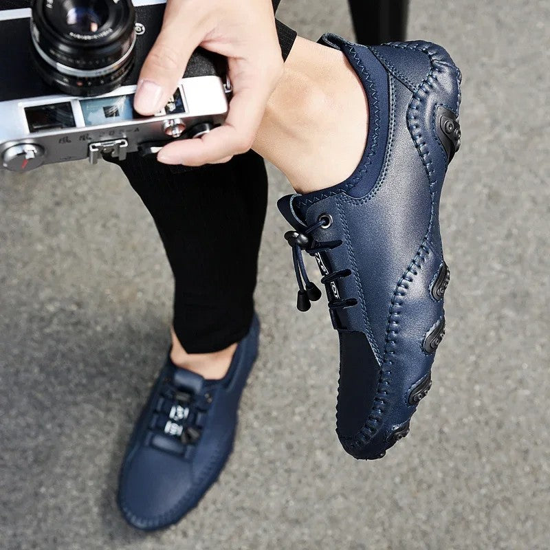 Marco | Men's Casual Lace-Up Leather Skate Shoes