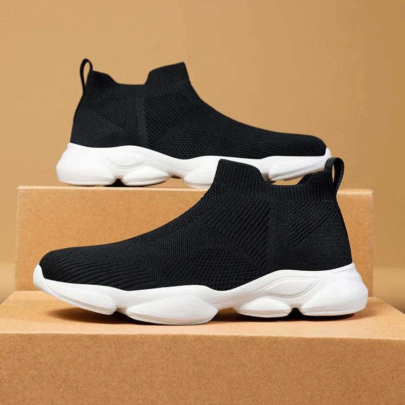 Mason | Men's Black High-Top Sock Skate Shoes