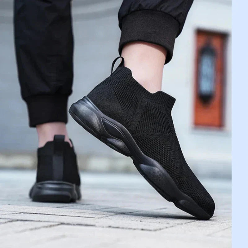 Mason | Men's Black High-Top Sock Skate Shoes