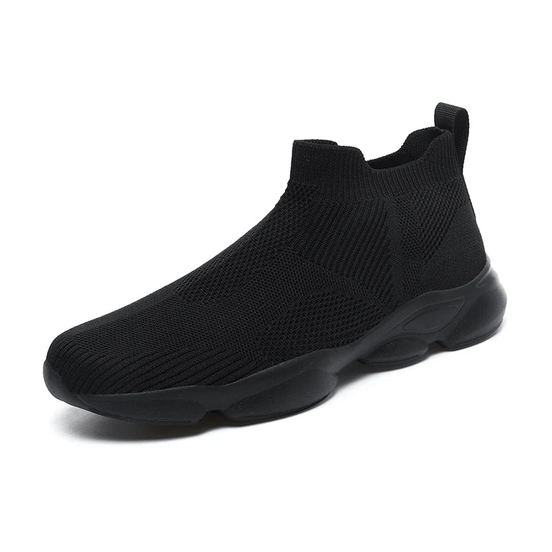 Mason | Men's Black High-Top Sock Skate Shoes