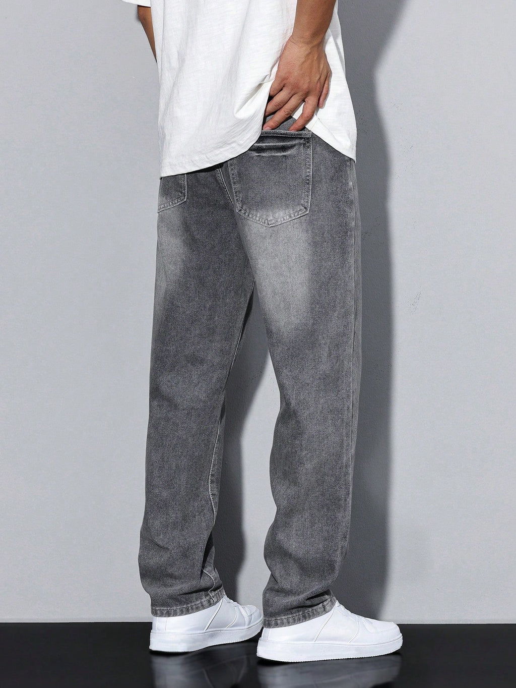 Men's Baggy Denim Jeans | Zip Fly & Five Pockets