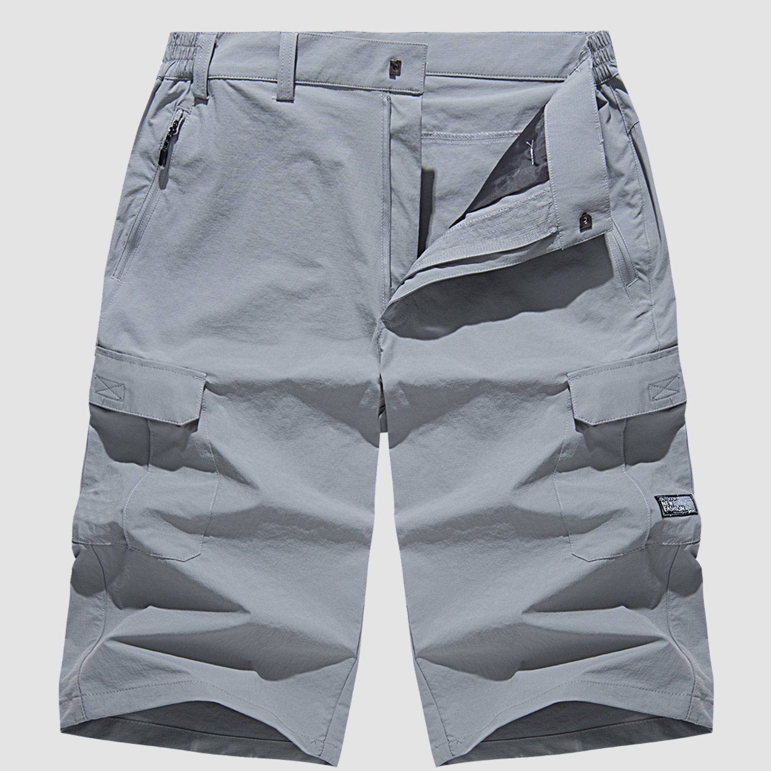 Men's Cargo Shorts | Zipper Pocket & Flap Pockets