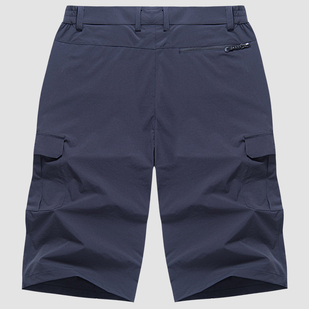 Men's Cargo Shorts | Zipper Pocket & Flap Pockets