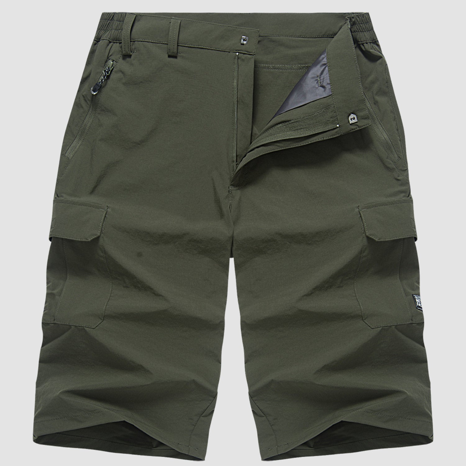 Men's Cargo Shorts | Zipper Pocket & Flap Pockets