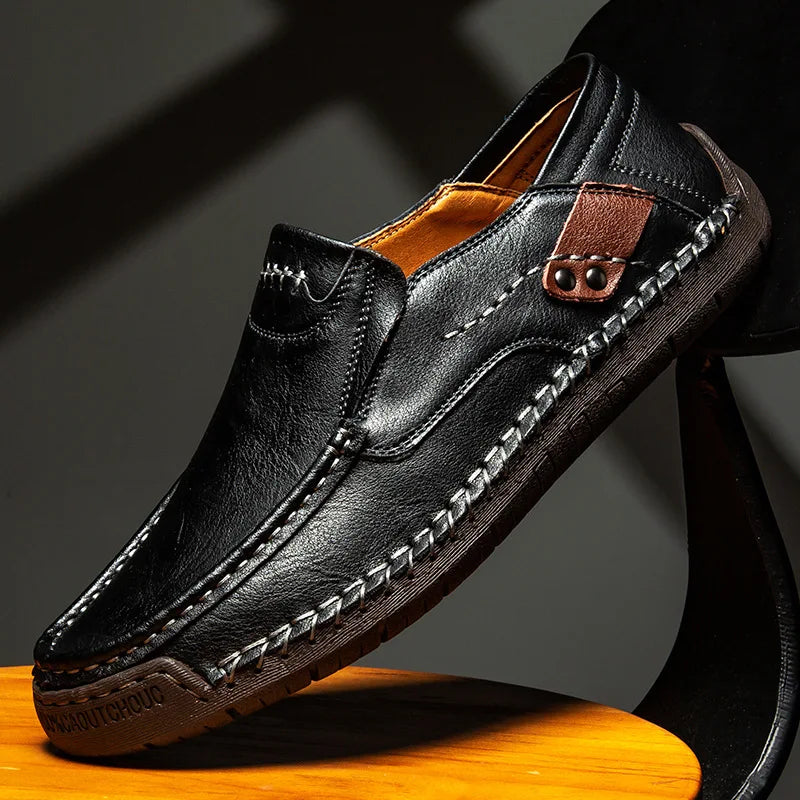 Men's Casual Loafers | Moc Toe & Metal Accent