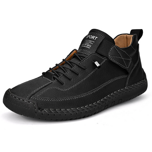 Men's Casual Sneakers | Lace-Up & Side Strap
