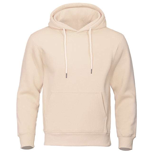Men's Casual Fleece Hoodie | Drawstring Hood & Kangaroo Pocket