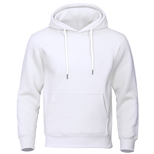 Men's Casual Fleece Hoodie | Drawstring Hood & Kangaroo Pocket