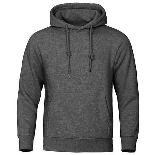 Men's Casual Fleece Hoodie | Drawstring Hood & Kangaroo Pocket