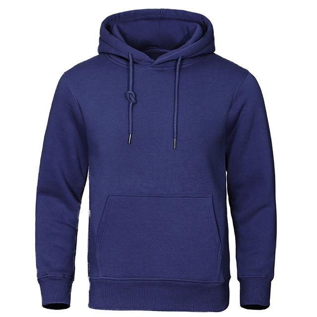 Men's Casual Fleece Hoodie | Drawstring Hood & Kangaroo Pocket