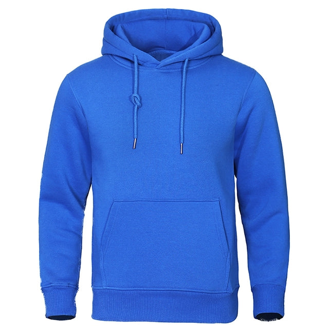 Men's Casual Fleece Hoodie | Drawstring Hood & Kangaroo Pocket