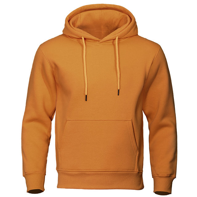 Men's Casual Fleece Hoodie | Drawstring Hood & Kangaroo Pocket