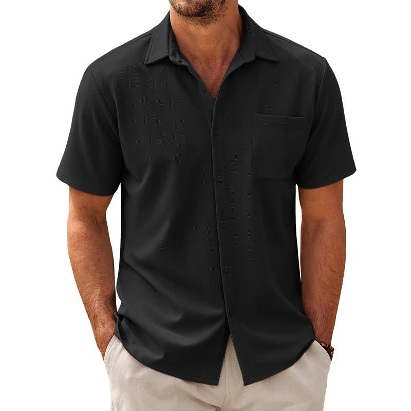 Men's Casual Short-Sleeve Shirt | Camp Collar