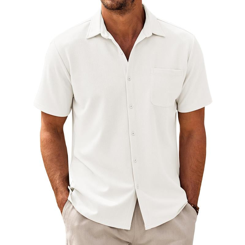Men's Casual Short-Sleeve Shirt | Camp Collar