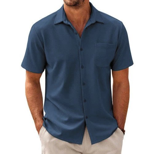 Men's Casual Short-Sleeve Shirt | Camp Collar