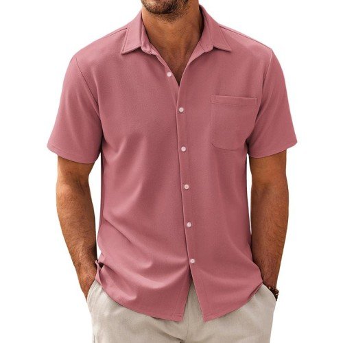 Men's Casual Short-Sleeve Shirt | Camp Collar