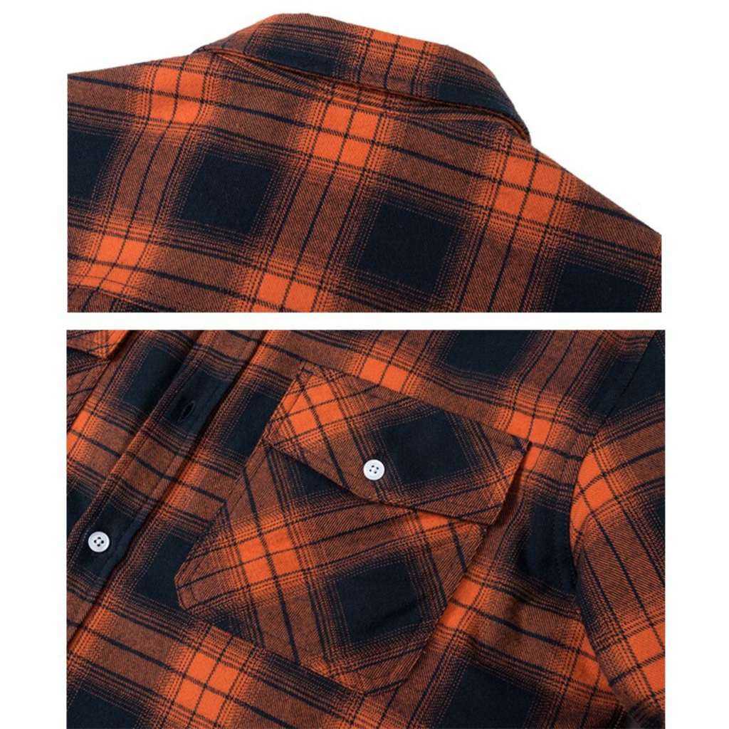 Men's Casual Shirt Jacket | Sherpa Lining & Flap Pockets