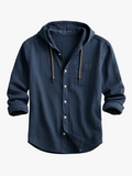 Men's Casual Shirt | Hood & Button Front