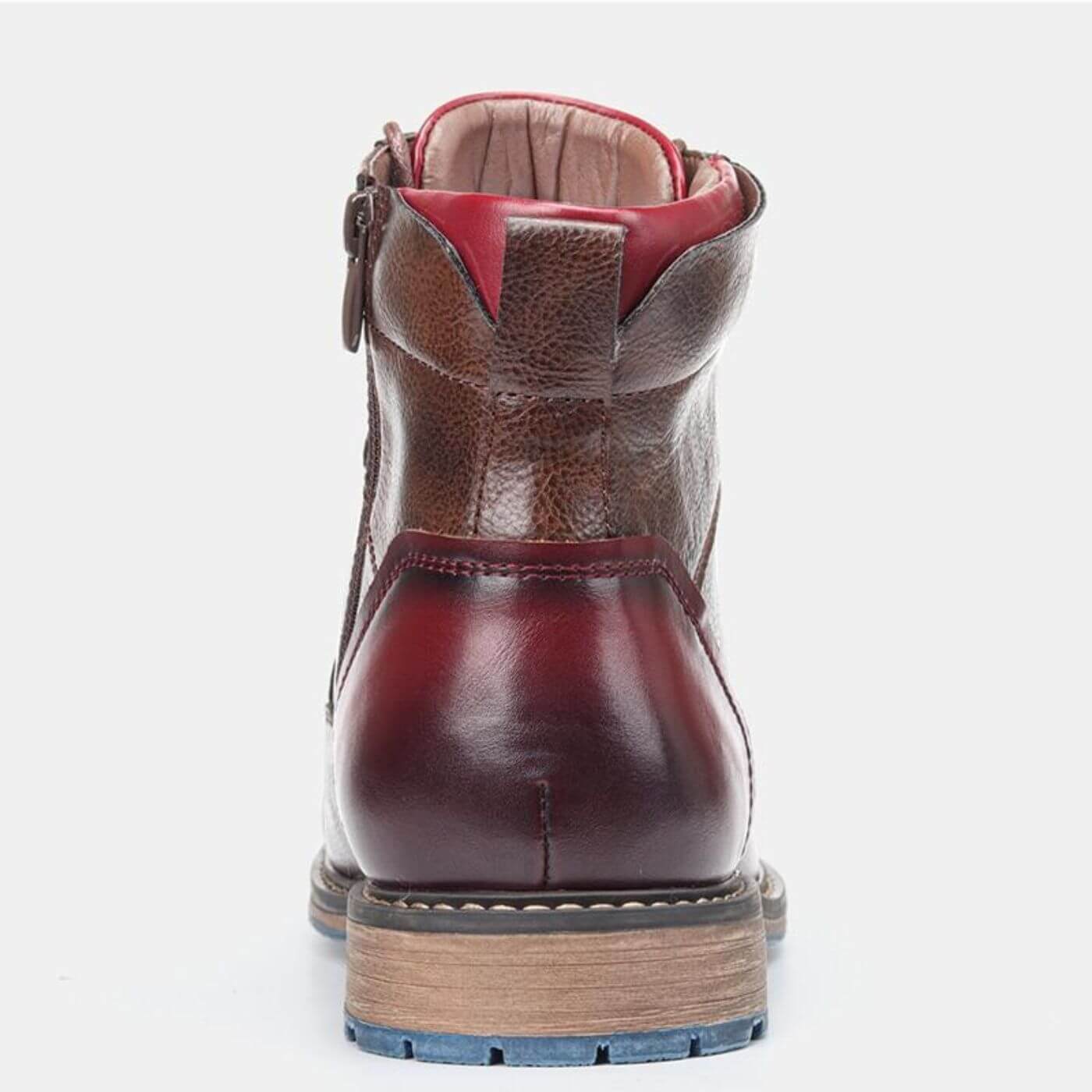 Men's Faux Ankle Boots | Cap Toe & Side Zipper