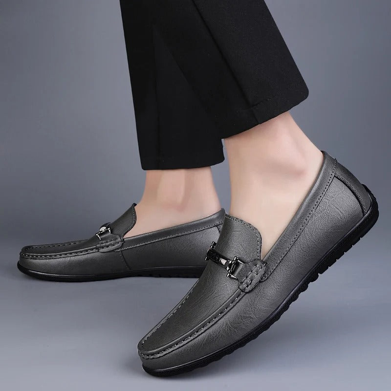 Men's Loafers | Metal Bit & Moc Toe