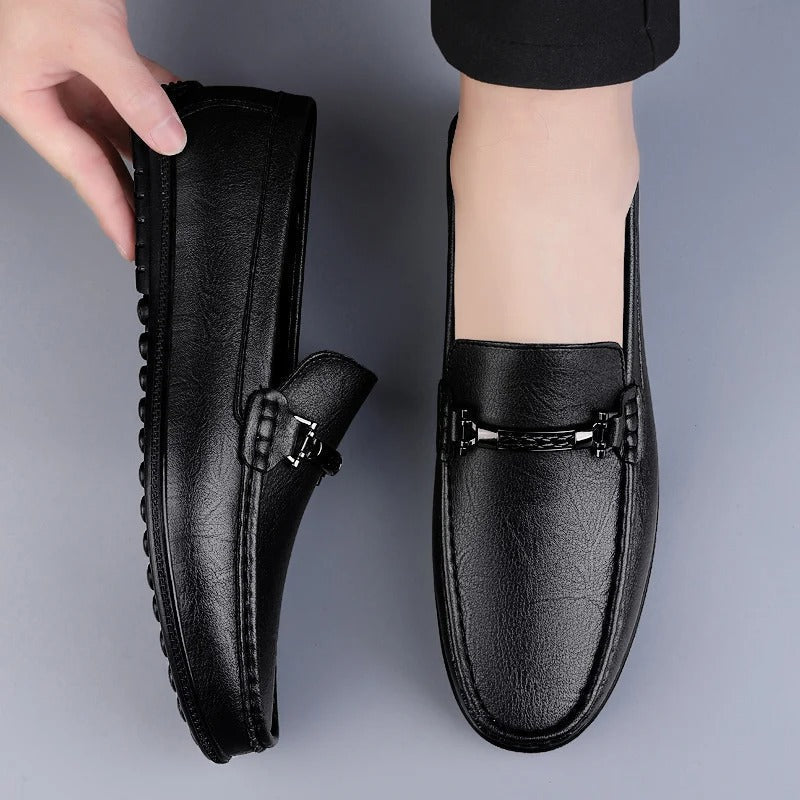 Men's Loafers | Metal Bit & Moc Toe