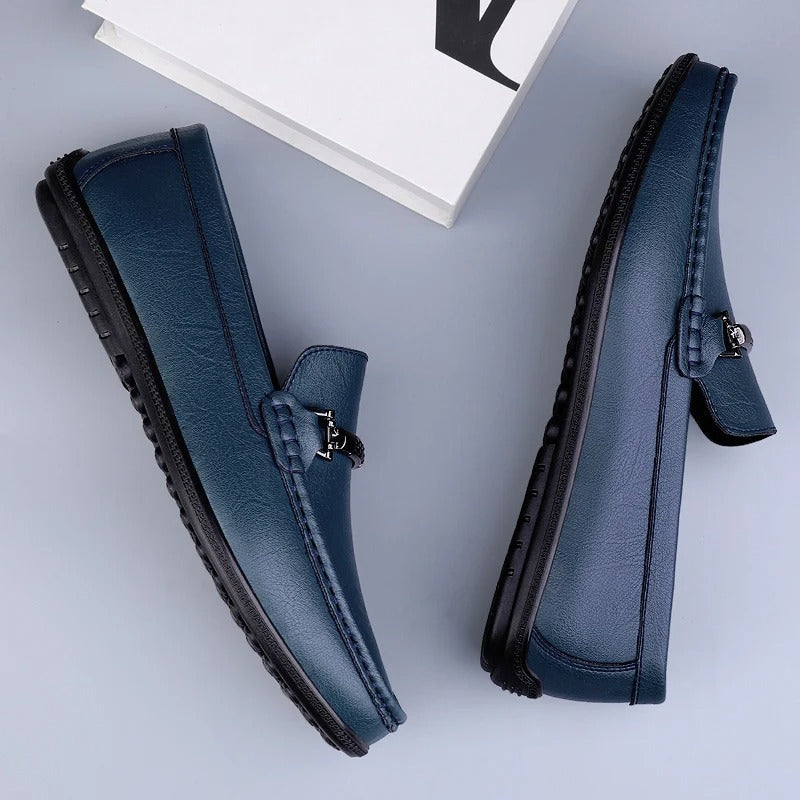Men's Loafers | Metal Bit & Moc Toe