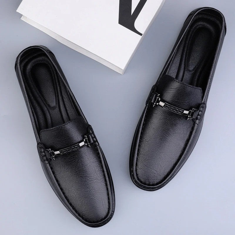 Men's Loafers | Metal Bit & Moc Toe