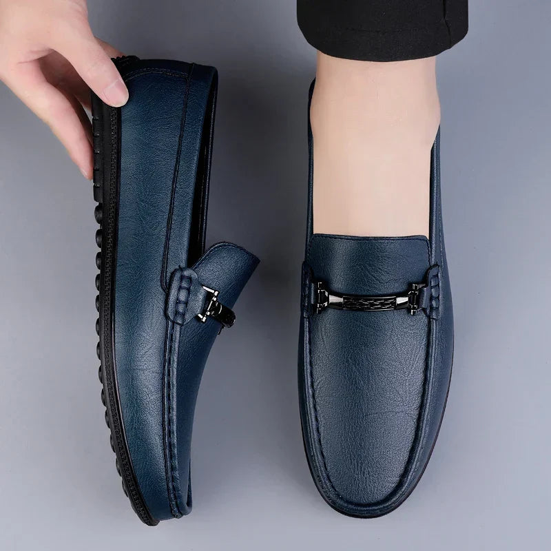 Men's Loafers | Metal Bit & Moc Toe
