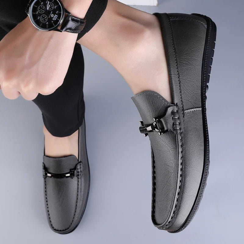 Men's Loafers | Metal Bit & Moc Toe