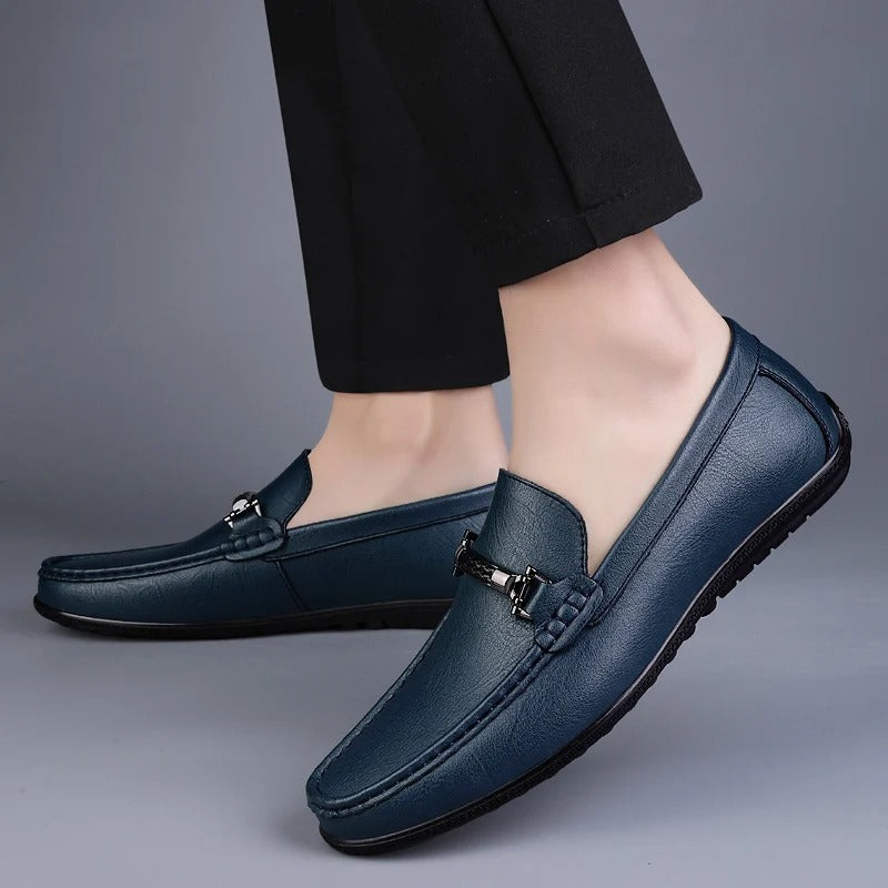 Men's Loafers | Metal Bit & Moc Toe