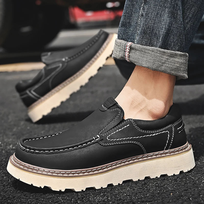 Men's Loafers | Moc Toe & Lug Sole