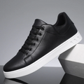 Men's Faux Sneakers | Lace-Up Front & Low-Top Collar
