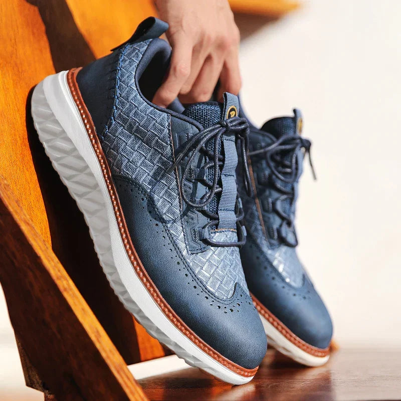 Men's Sneakers | Woven Panels & Chunky Sole