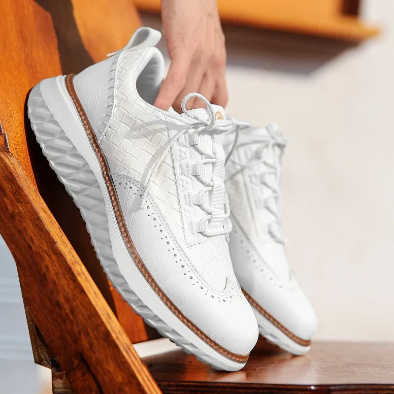 Men's Sneakers | Woven Panels & Chunky Sole