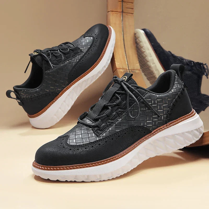 Men's Sneakers | Woven Panels & Chunky Sole