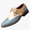 Men's Formal Faux Loafer | Monk Strap & Brogue Perforations