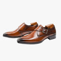 Men's Formal Loafers | Buckle Strap & Pointed Toe