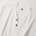 Men's Knit Henley Shirt | V Neck & Short Sleeves