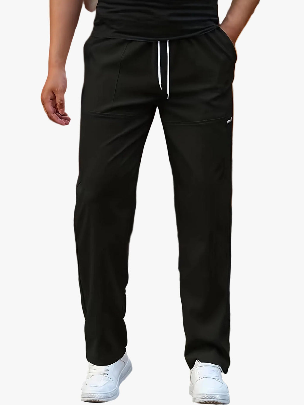 Men's Knit Jogger Pants | Drawstring Waist & Side Pockets
