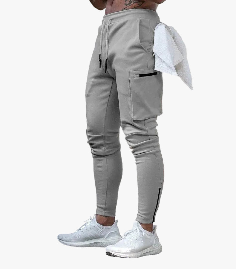 Men's Knit Jogger Pants | Zip Pockets & Ankle Zippers