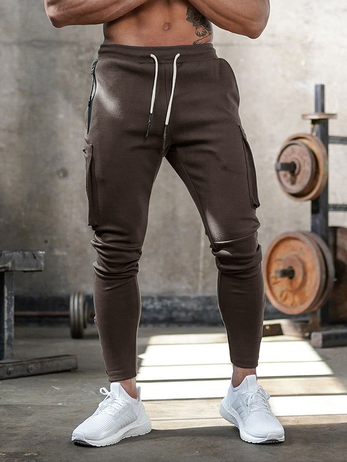Men's Knit Jogger Pants | Zip Pockets & Ankle Zippers
