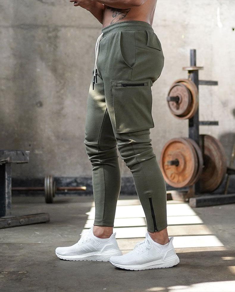 Men's Knit Jogger Pants | Zip Pockets & Ankle Zippers